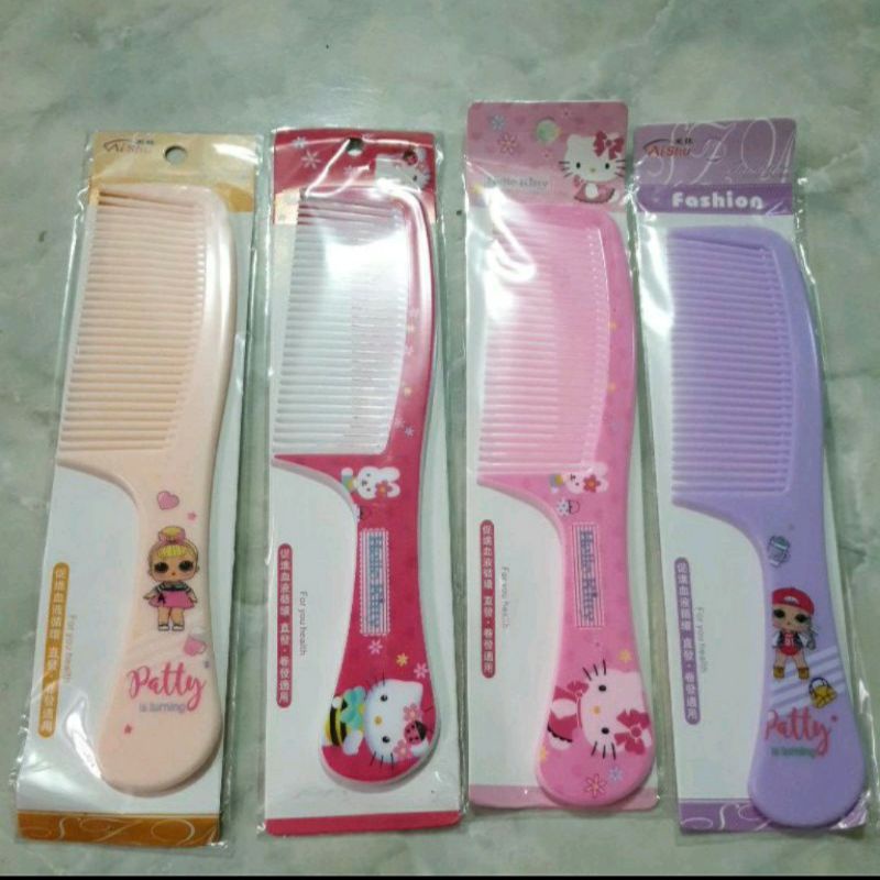 SISIR RAMBUT MOTIF UKURAN BESAR DAN KECIL