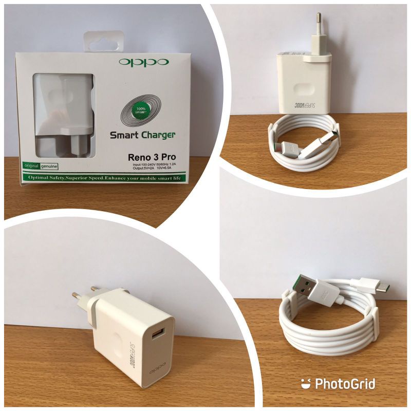 [30watt 6A] CHARGER OPPO SUPER VOOC TYPE C OPPO A91/A53/A54/A74/K3/A16/RENO 2/2F/RENO 3/RENO 4/4F/