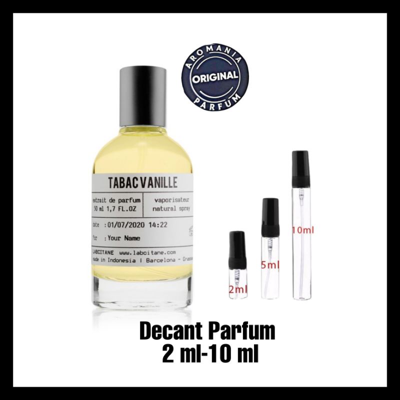 Decant Parfum Labcitane Tabacvanille Extrait de Parfum