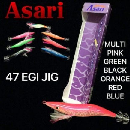 ASARI 47 EGI JIG (LUMINOUS) 2.0 &amp; 2.5