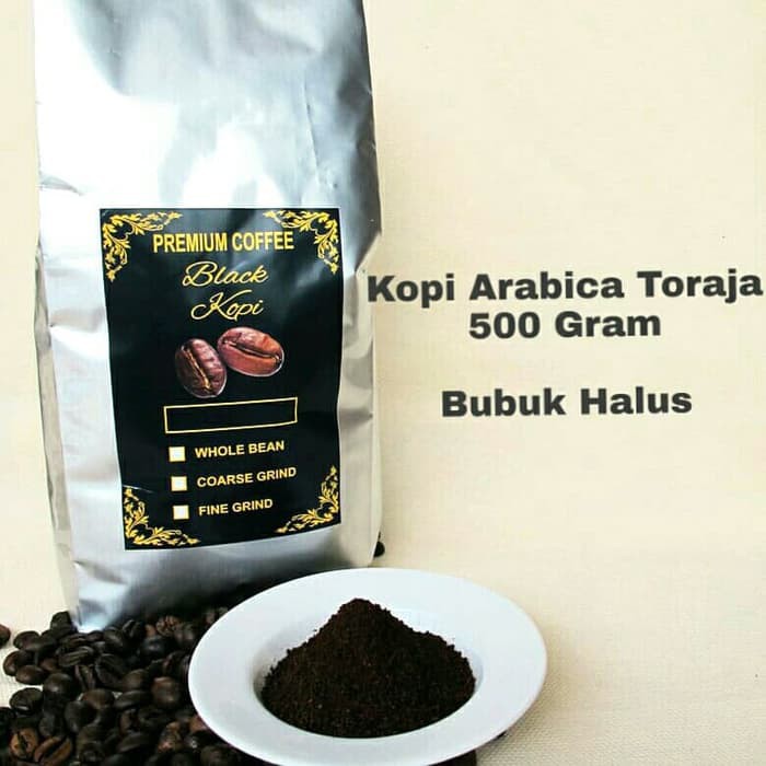 

KOPI ARABICA TORAJA / KOPI ARABIKA TORAJA 500 Gram - KOPI TORAJA - BUBUK HALUS