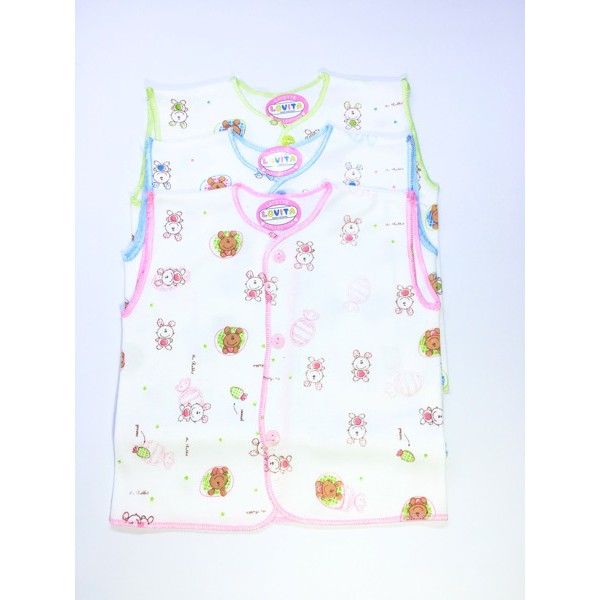 baju bayi LUVITA baju kutung motif lucu size M L p016
