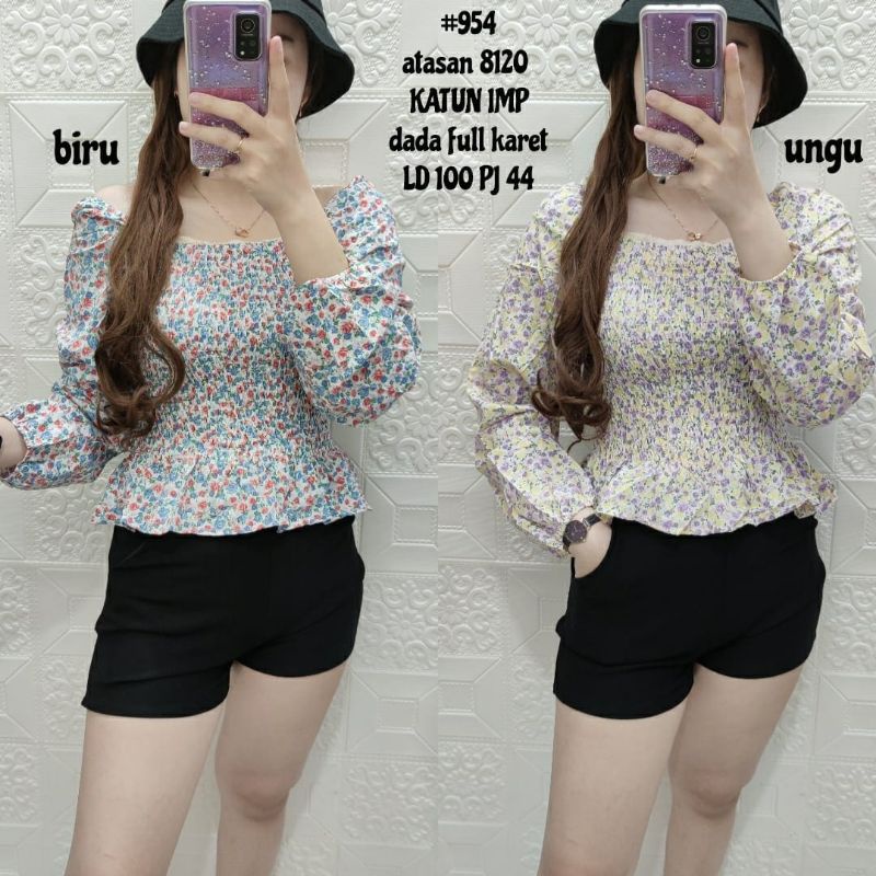 Blus 954 katun Import