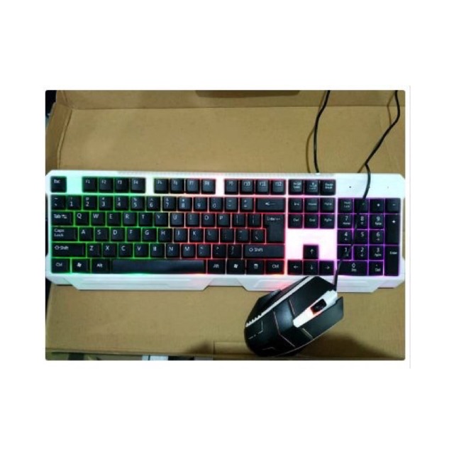 Keyboard Mouse Usb Gaming KM81 Combo BACKLIGHT SET RGB