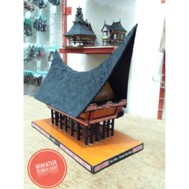 Miniatur Rumah Adat Batak Toba Shopee Indonesia