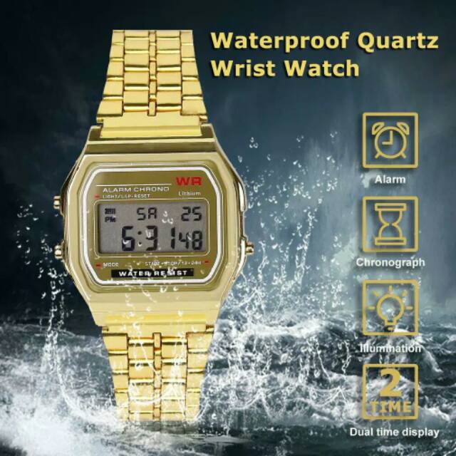 JAM TANGAN WANITA RANTAI DIGITAL