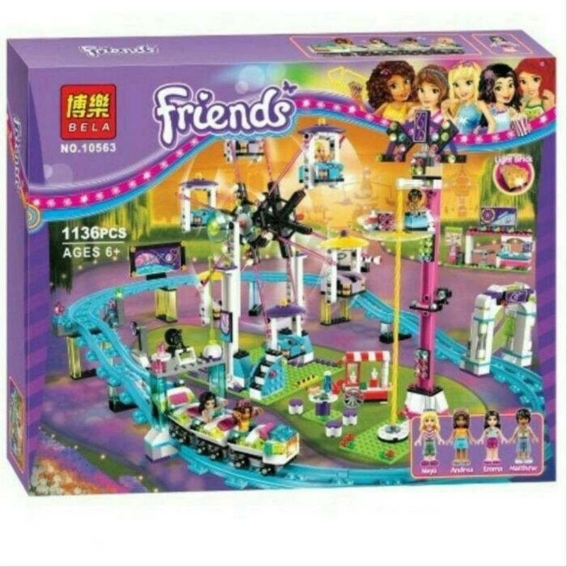 Lego Block Taman Bermain Fantasi Roller Coaster