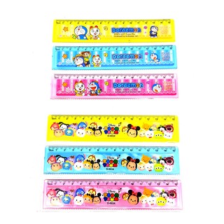 penggaris 15cm mistar garisan gambar karakter | Shopee