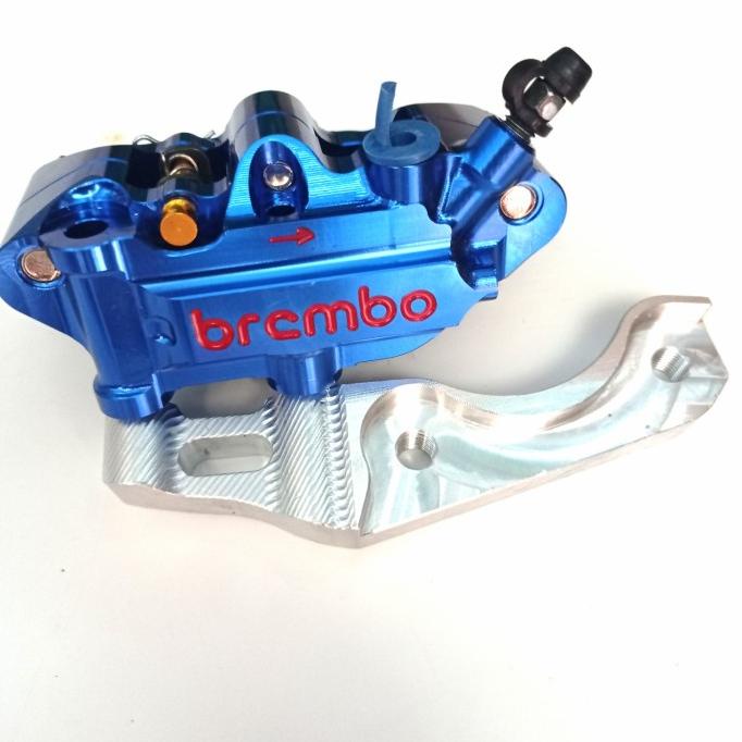 KALIPER MONOBLOK BREMBO PLUS BREKET RX KING VIXION JUPITER NOUVO F1ZR ironh08