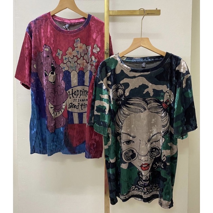 KAOS VELVET IMPORT BKK // ATASAN BALDU IMPORT BKK // TOP VELVET BANGKOK