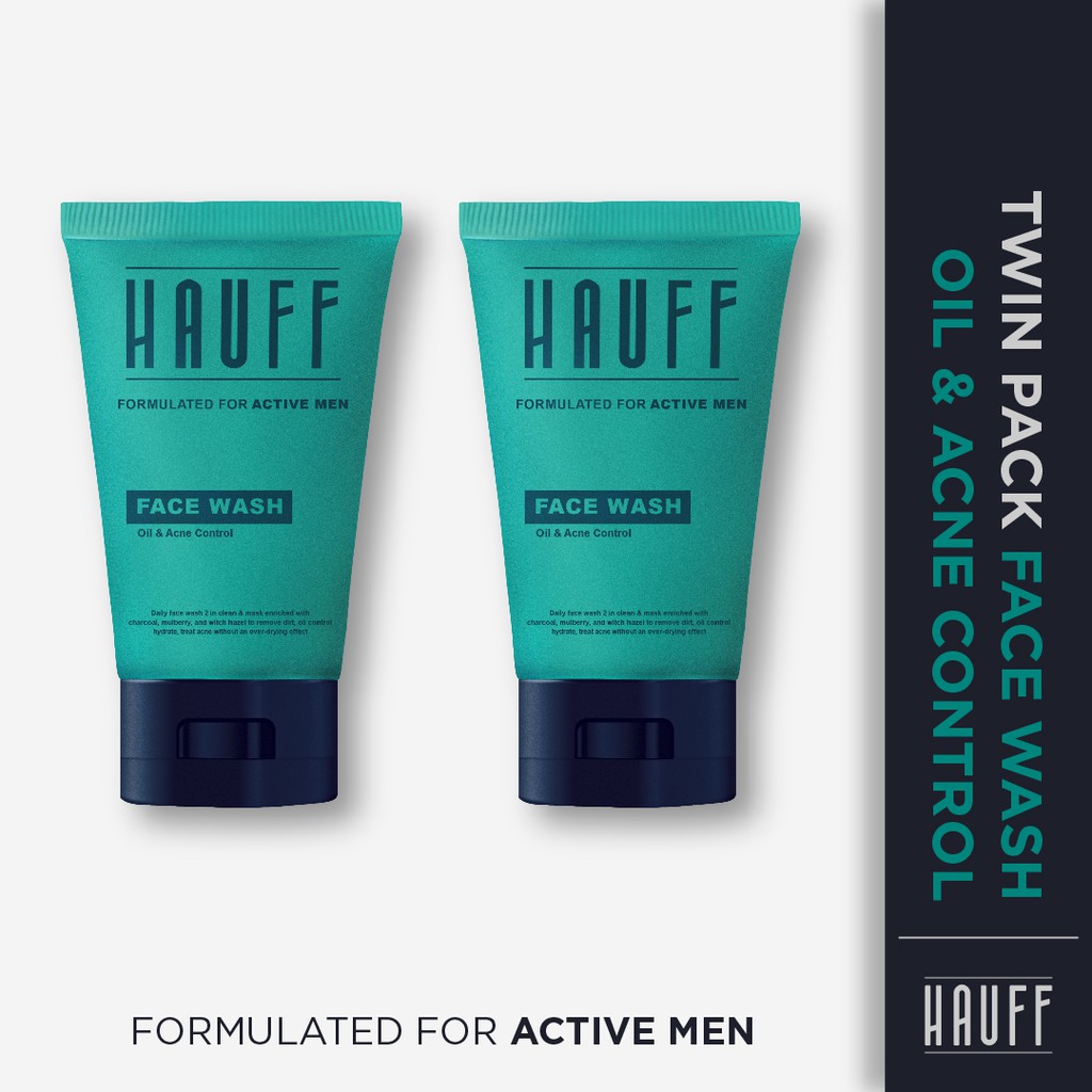 TWIN PACK - HAUFF Face Wash Oil &amp; Acne Control