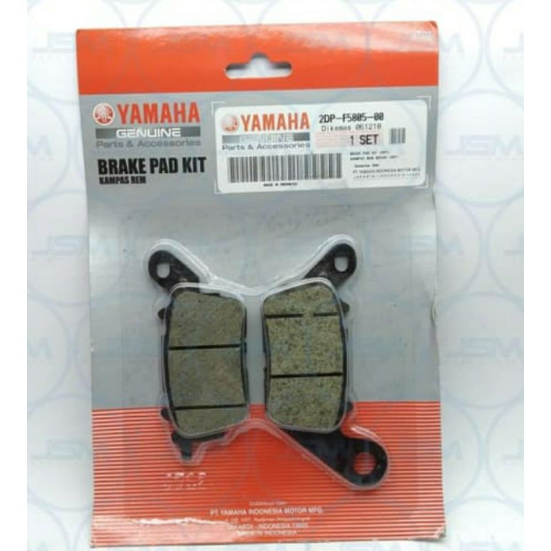 BRAKE PAD KAMPAS REM DEPAN NMAX AEROX 155 ASLI MX KING JUPITER MX 150 ASLI ORI YAMAHA 2DP F5805 00