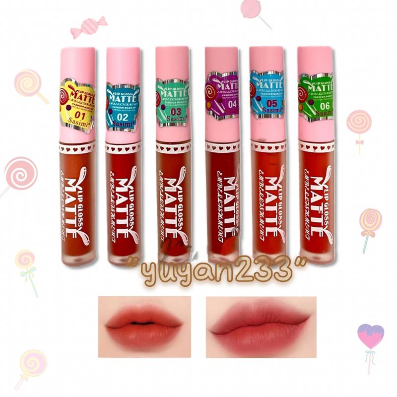 PROMO PER12PCS!!!LIP GLOSS SASIMI MATTE S863