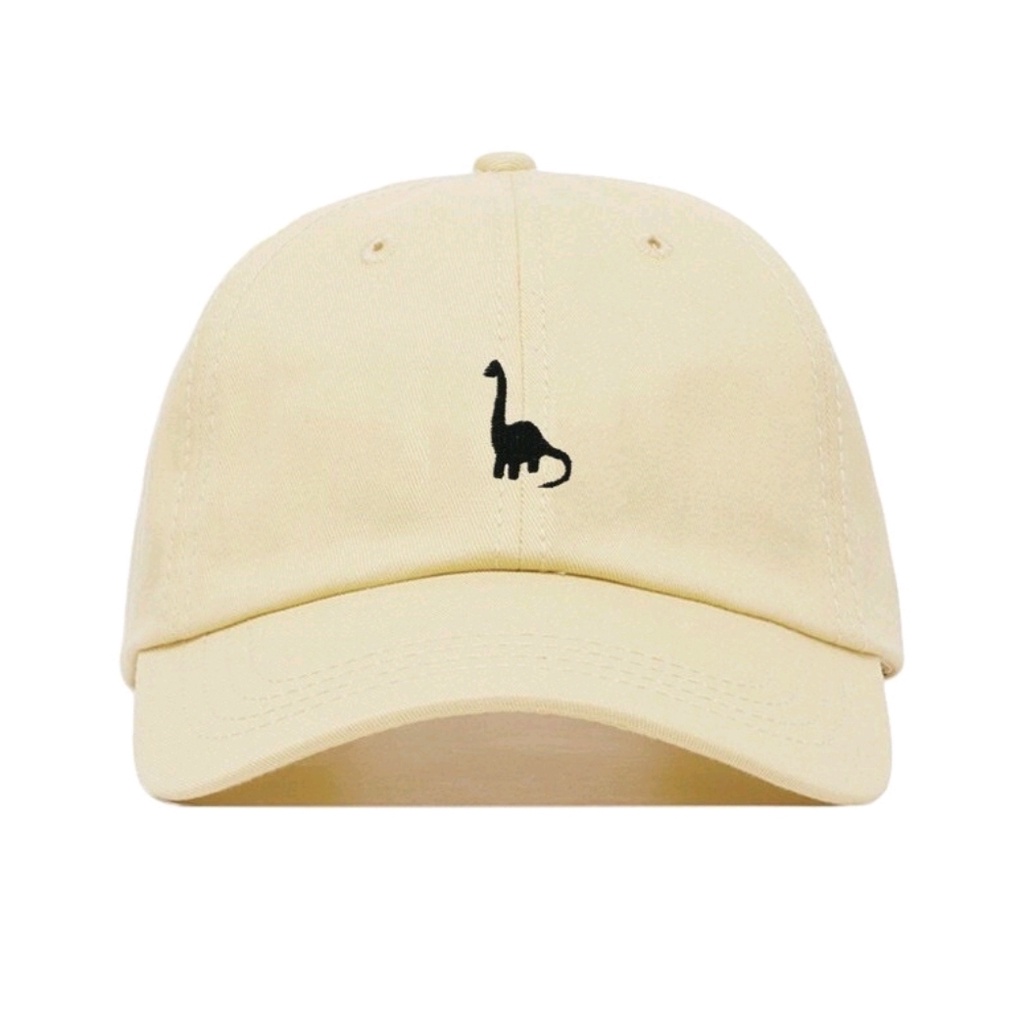 Topi Baseball Bordir Brontosaurus - Dino/Topi BISBAL bordir BRONTO
