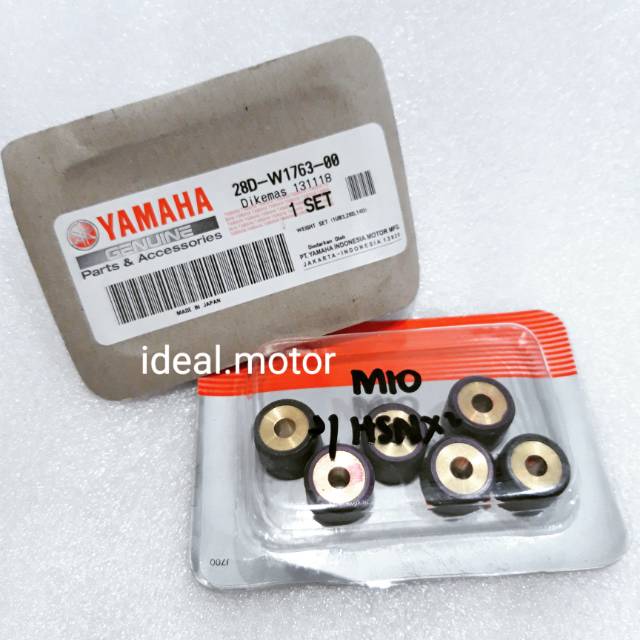 Roller weight set MIO original Yamaha 28D W1763 00