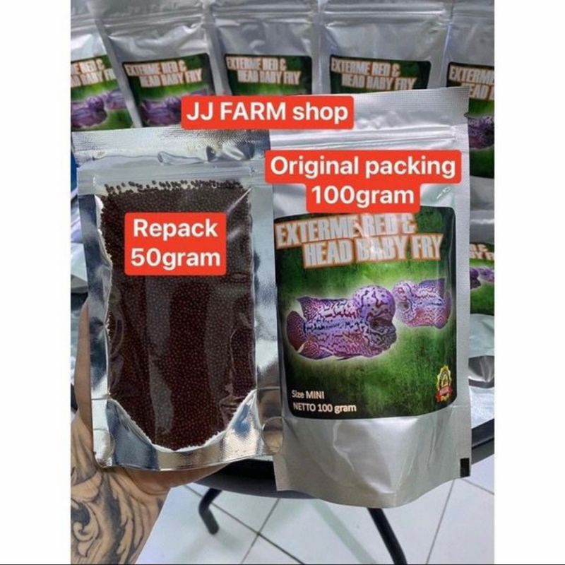 Pelet Extreme Red Color Head up Baby Prospect 100 gram