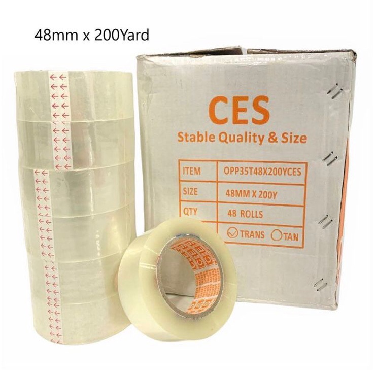 

Lakban Bening 48mm x 200yard Packing Tape CES