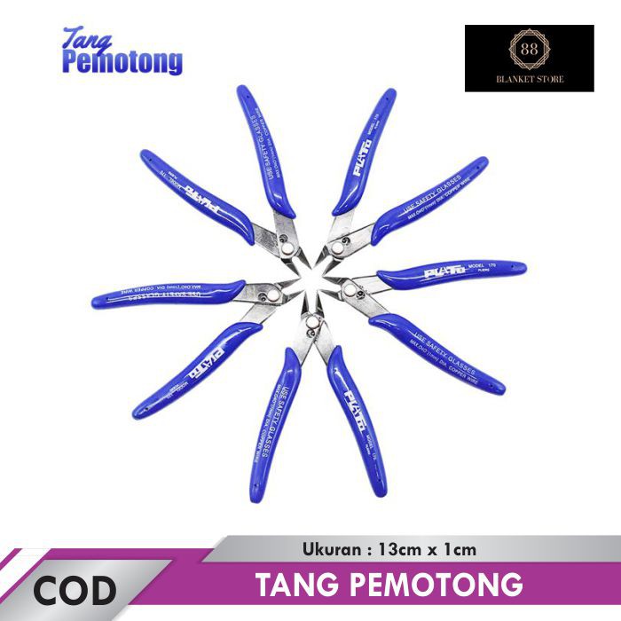 Tang Potong Kabel Kawat Mini Wire Cutter Plato Tajam Alat Perkakas Multifungsi Import - GJ-15 - 88Blanketstore