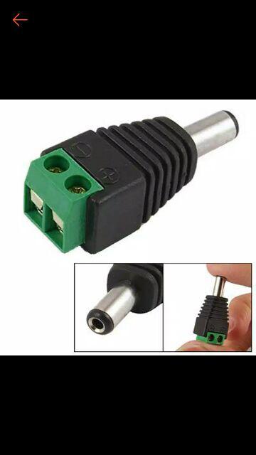 Konektor Jack Male Jantan Adaptor Serbaguna Pompa Dc 12v