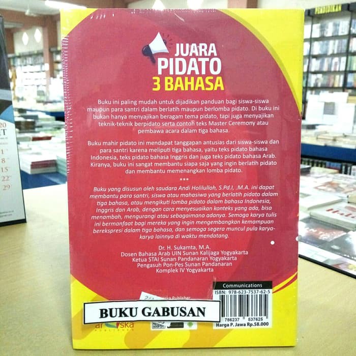 Buku Juara Pidato 3 Bahasa Arab Inggris Indonesia Andi Ns Shopee Indonesia