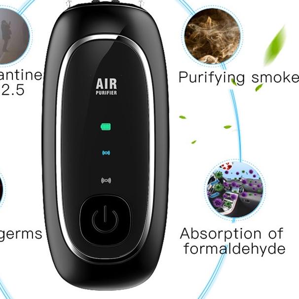 ♙ Aolon M9 Kalung Pembersih Udara 150 Juta Negatif Ion Negatif Tanpa Radiasi Untuk Anak / Dewasa ➢