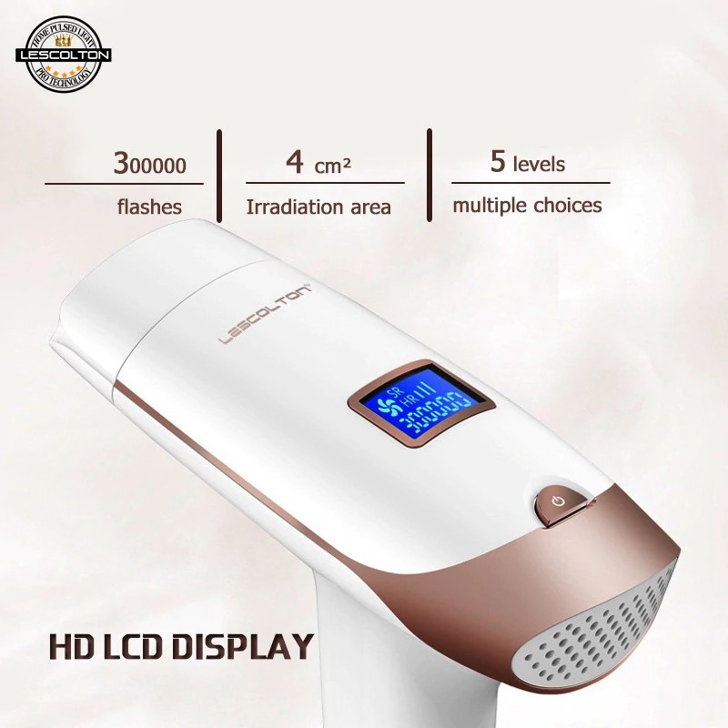 [ Ready Di JKT ] Lescolton 2 in 1 Portable IPL T009i Laser Hair Removal Permanent Bikini Trimmer