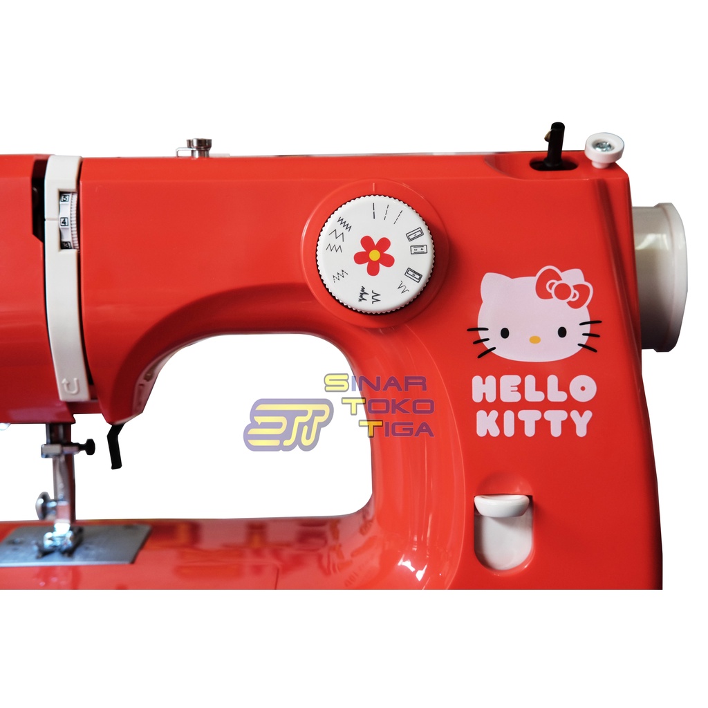 BUTTERFLY 1216R HELLO KITTY SPECIAL EDITION MESIN JAHIT PORTABLE 1216 R