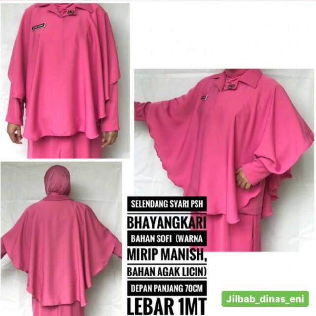 SELENDANG SYARI PSH BHAYANGKARI BAHAN SOFI 1 METER