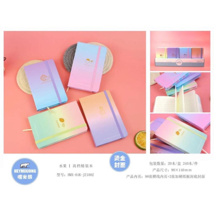 

HMX-64K-JZ1002 Agenda/Diary Notebook Fruit (pcs)