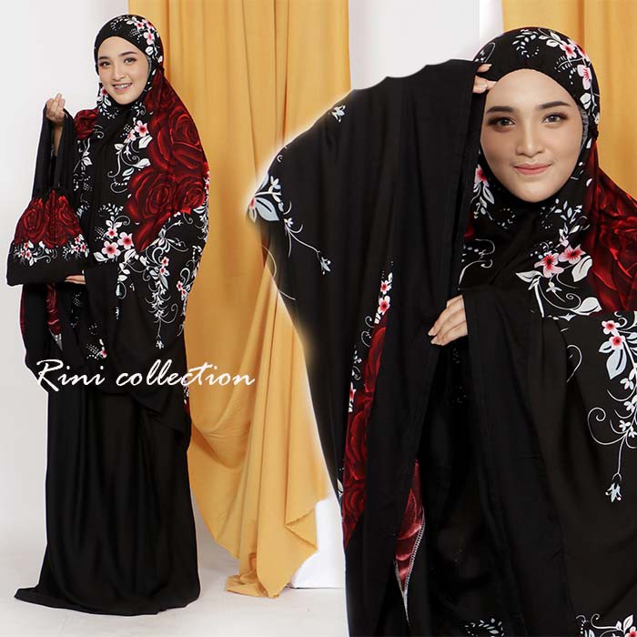 Mukena BaliJumbo Motif Mawar Klasik