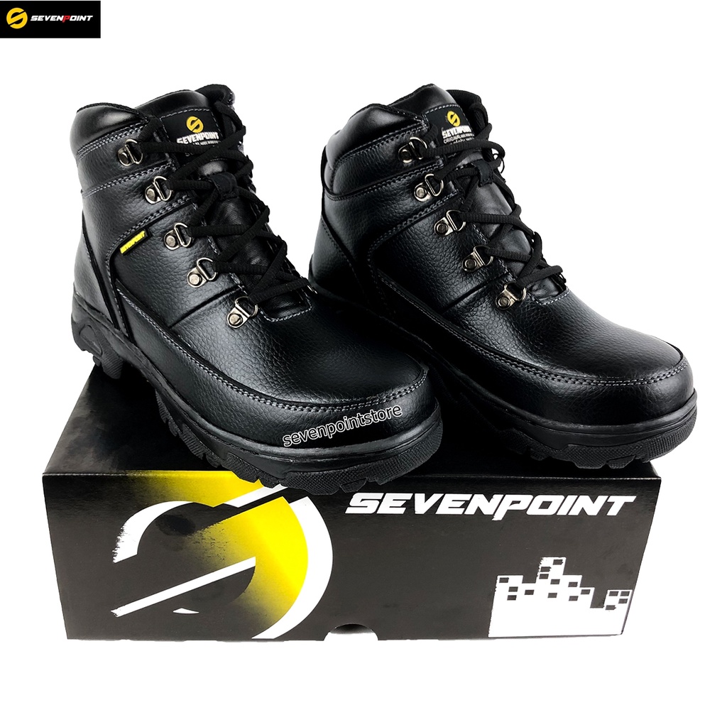 Sepatu Safety Original Pria Wanita Sevenpoint Ujung Besi Proyek Tracking Touring Ujung Besi Kerja Lapangan Septy Septi Sefty Shoes sps 06