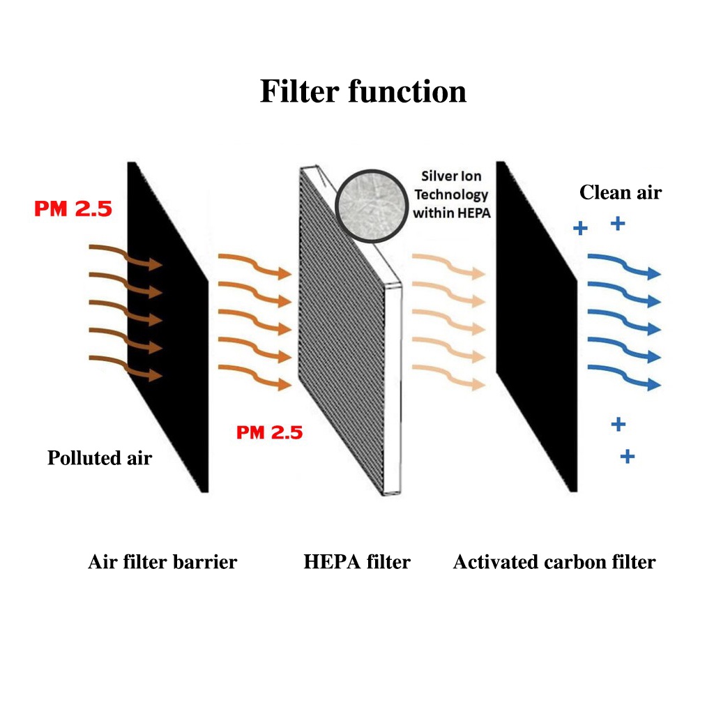 Hepa Filter sharp FZ-F30HFE / FP-J30 / FZ-Y28FE / FP-F30 / FP-F30Y / FP-J30Y / FU-A28E / FP-F30Y-A / FP-F30Y-C / FP-GM30 / KC-F30 / FP-JM30