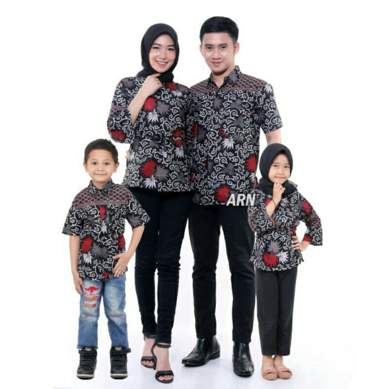 Maura Couple - Sania Ruffle Batik Couple ori Ndoro jowi DNT Garansi Termurah Shopee -