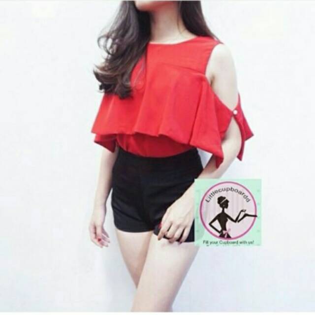 Top wanita atasan wanita basic top top polos