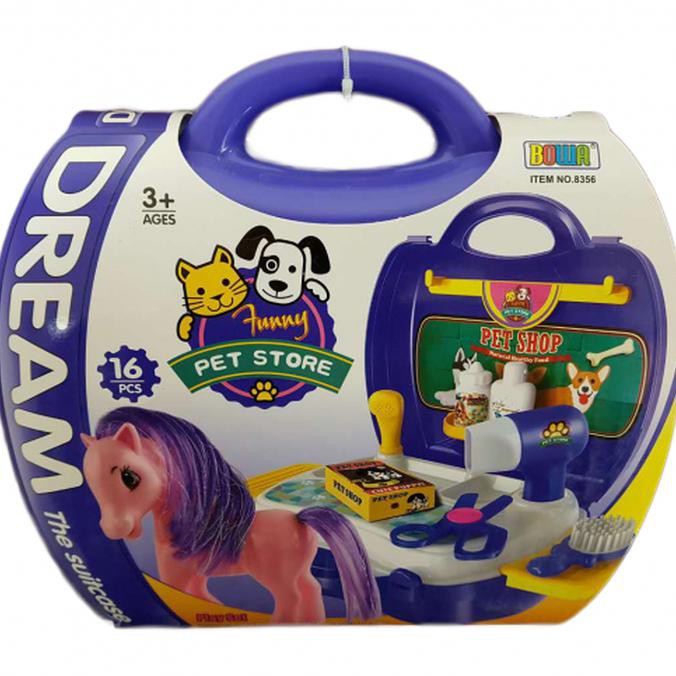 Promo  barang bagus  Mainan Anak DREAM PET STORE KOPER MAINAN ANAK PEREMPUAN 8356