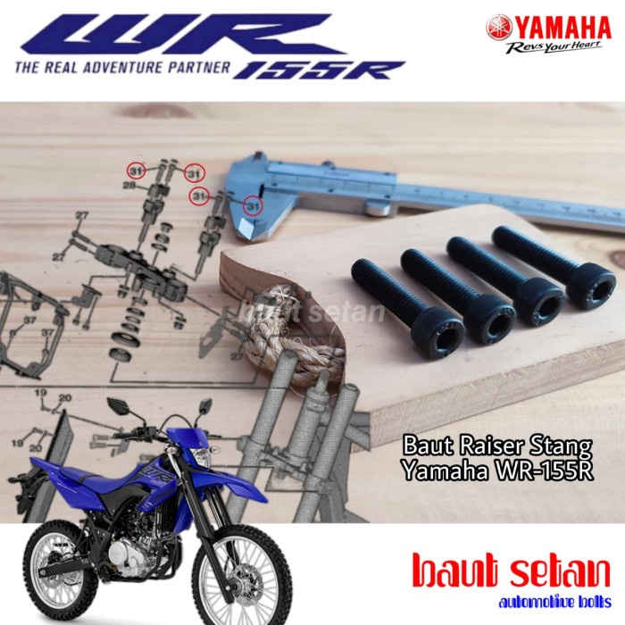 Baut Set Raiser Yamaha WR 155 /Baut Stang Depan Yamaha WR 155