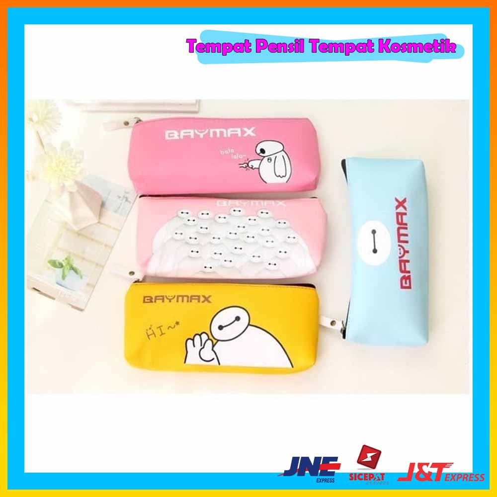 

Tempat Pensil Tempat Kosmetik Colourfull Baymax Wadah Pensil Tas Pensil Lepak Pensil - TP kuning