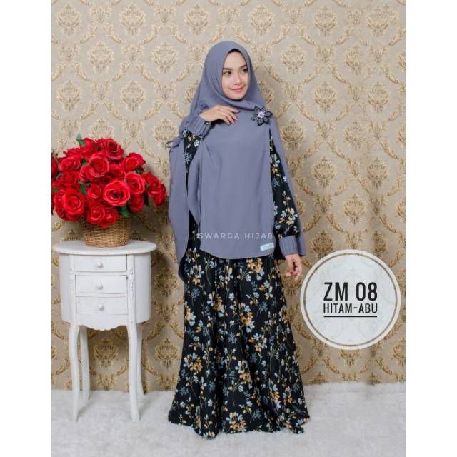 ZAHRANI MOTIF 08 HITAM-ABU