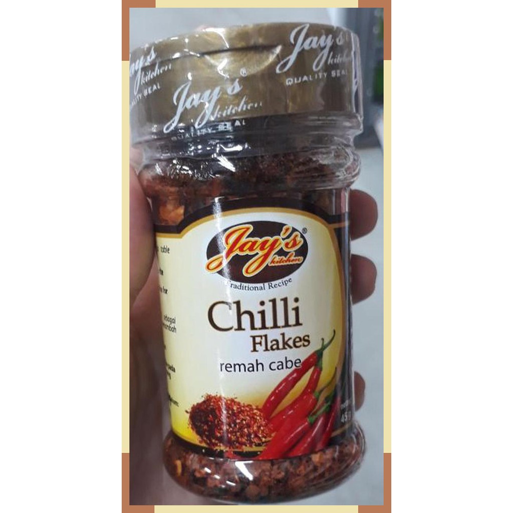 Jual Chilli Flake Remah Cabai Cabe Gram Shopee Indonesia