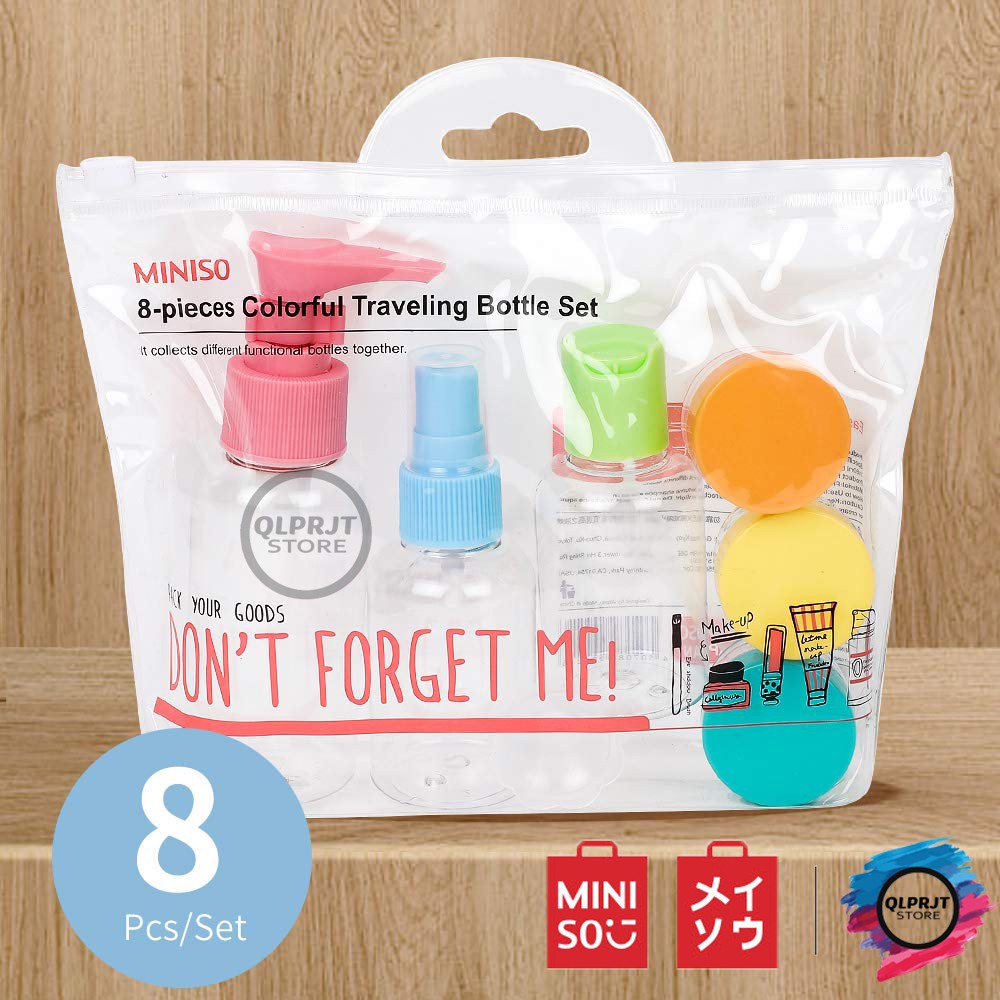 Travel kit Bottle Set Botol Spray By MINISO JAPAN