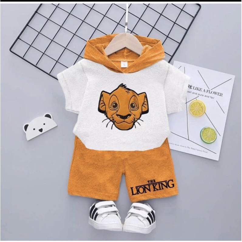 COD/SETELAN HOODIE SIMBA TERBARU 1-5 TAHUN