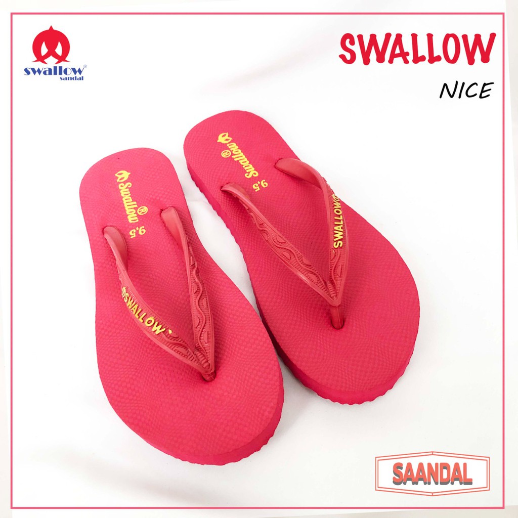 Grosir- Sandal Jepit Wanita Swallow Nice Wanita (ISI 6 PASANG)