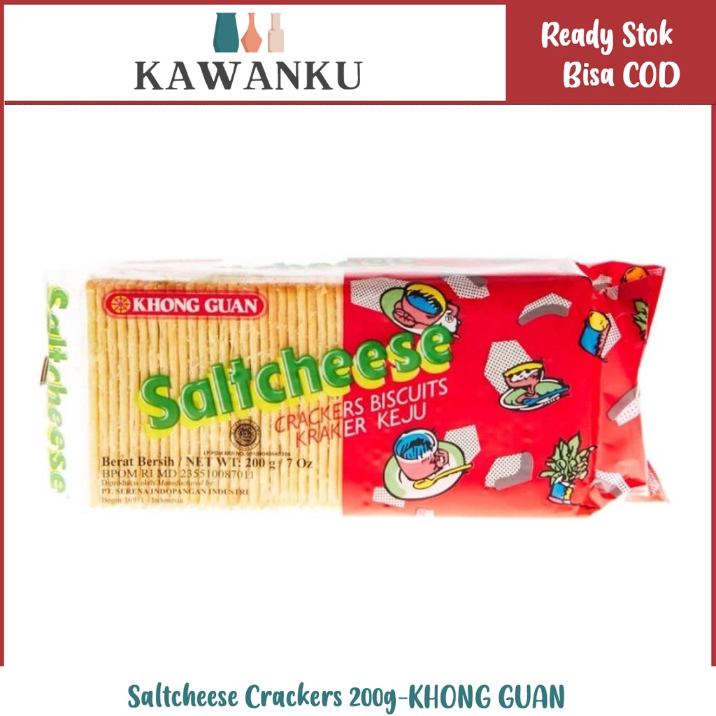 

Khong Guan Saltcheese Crackers 200g