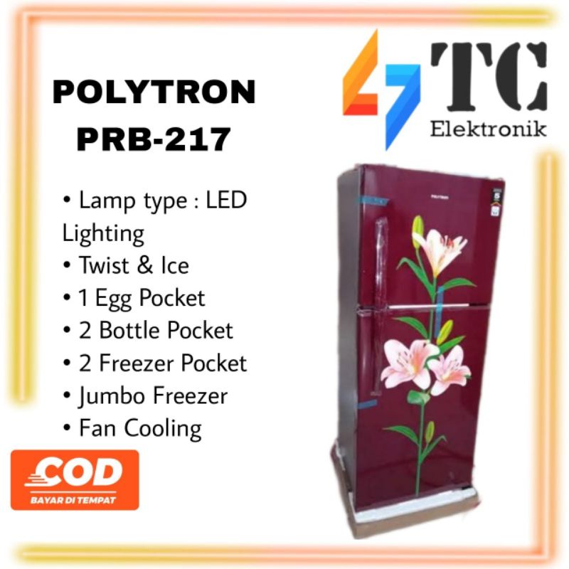 Kulkas Polytron 2 Pintu PRB-217