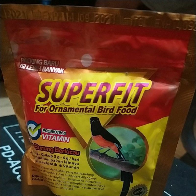 superfit gold Voer burung