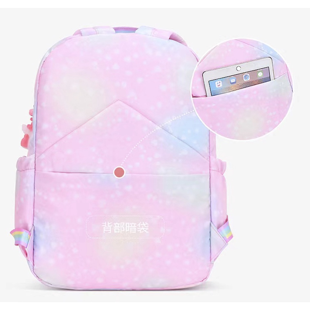 WWH20 Tas Anak Ransel Sekolah LoveStar Unicorn Model Backpack Impor TKM