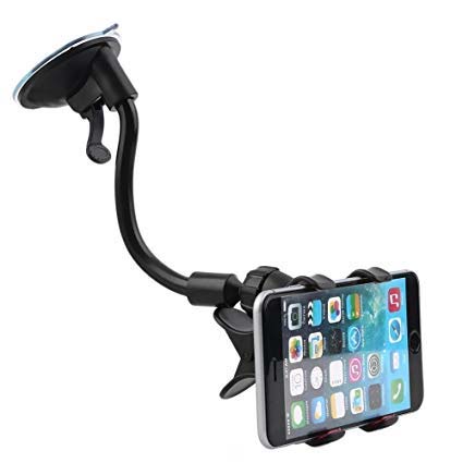 Lazypod Car Mount Holder for Smartphone CAR HOLDER  - WF-356 - Black