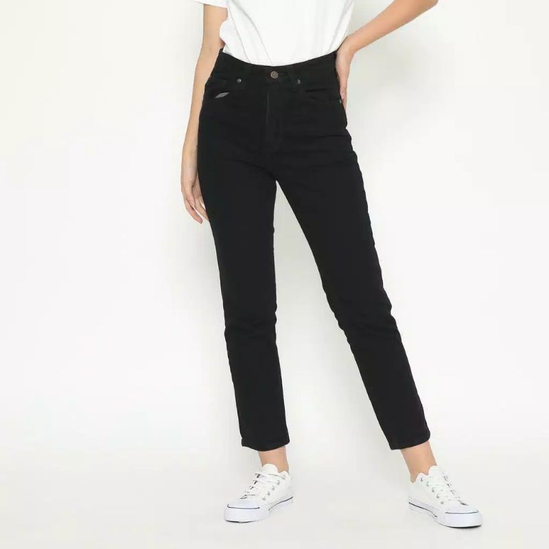 Highwaist Kulot Jeans Wanita / Boyfriend Jeans Wanita / Boyfriend Jins /Boyfriend polos FREE BELT