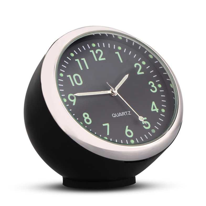 Dekorasi Mobil Jam Mini Quartz Clock Luminous - K01