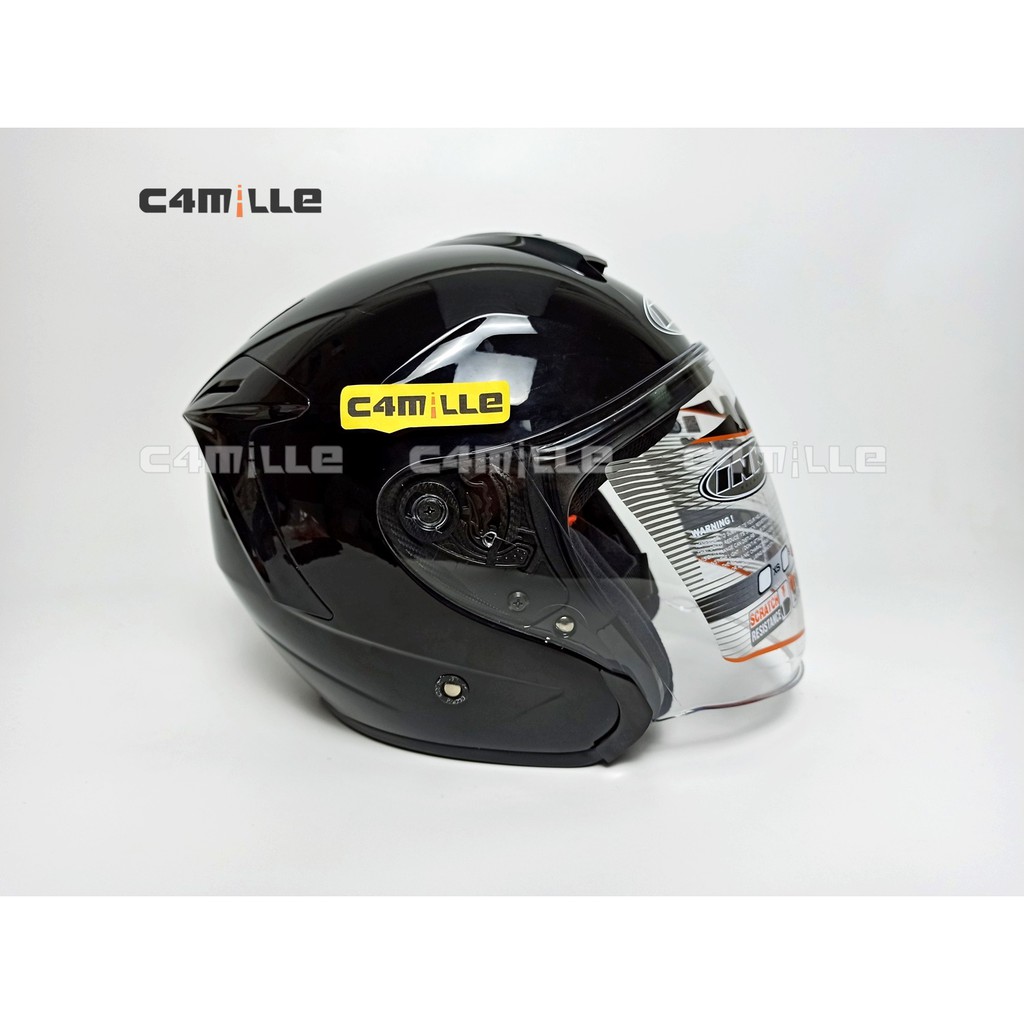 HELM INK DYNAMIC BLACK HALF FACE Shopee Indonesia